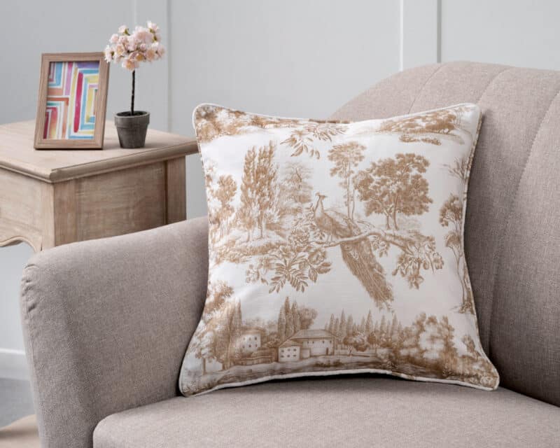 Trianon Bronze Square Cushion