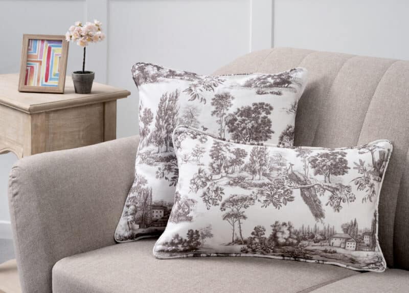 Trianon Grey Decorative Cushion Cover