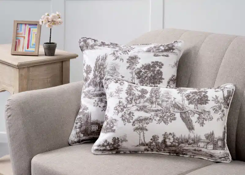 Trianon Grey Decorative Cushion Cover