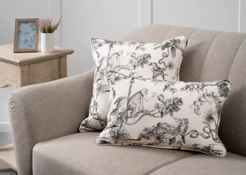 Bonobo - Grey Decorative Cushion Cover