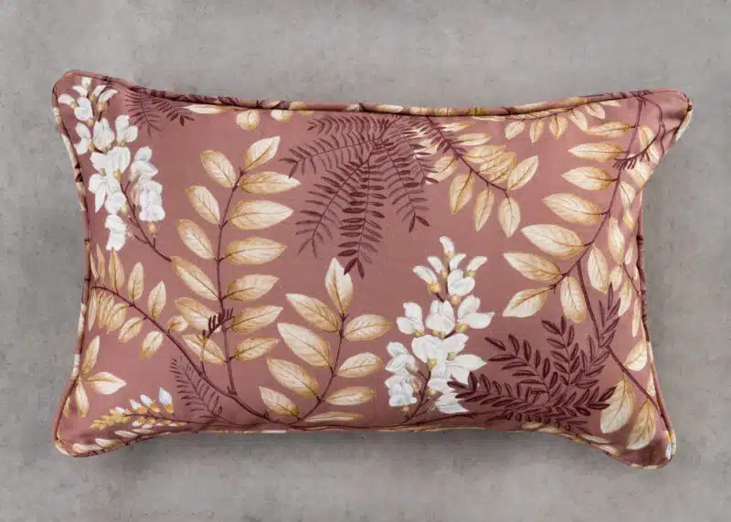Feuillage Cushion Rectangle Cameo brown