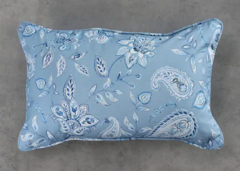 Ramage Steel blue Cushion Rectangle