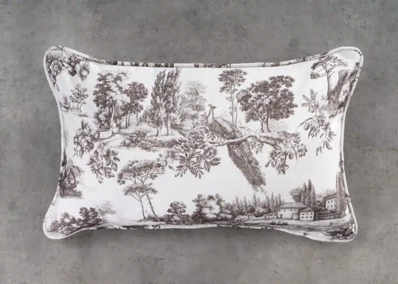 Trianon Grey Rectangle Cushion