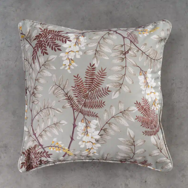 Feuillage Cushion Square Light Taupe
