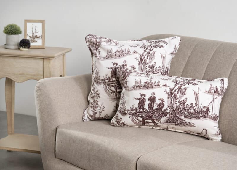 Calais - Charcoal Decorative Cushion Cover