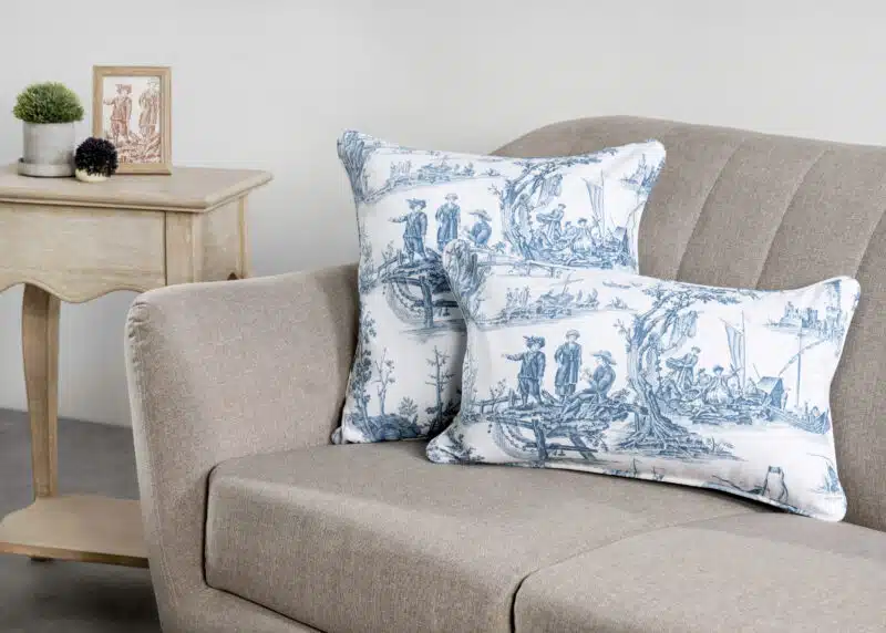 Calais - Blue Decorative Cushion Cover