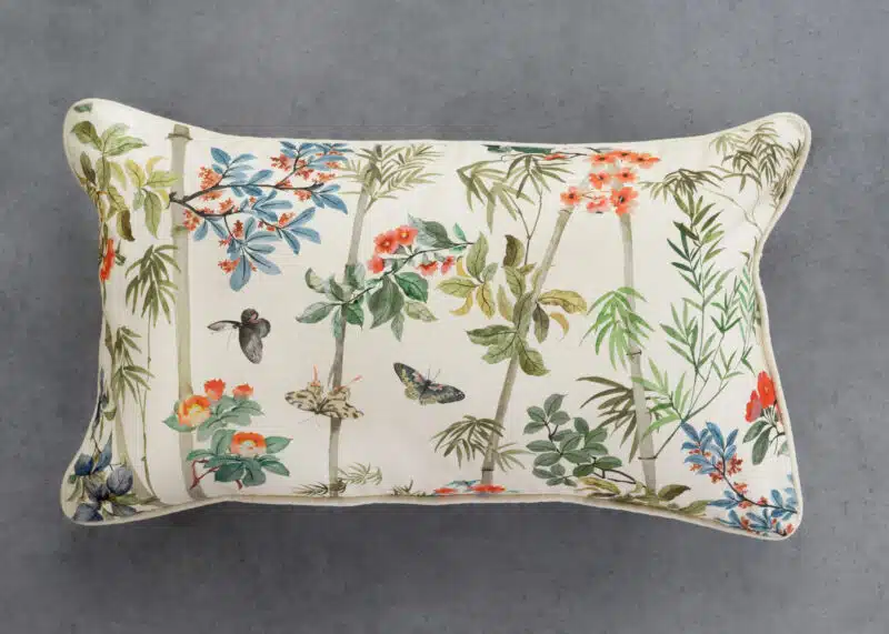 Bamboo Light Beige Cushion Rectangle