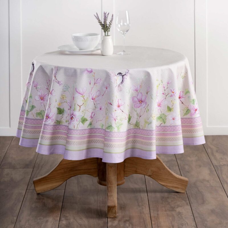 Magnolia Mornings Round Tablecloth
