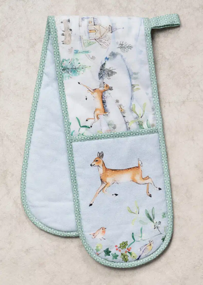 Snowy World Double Glove