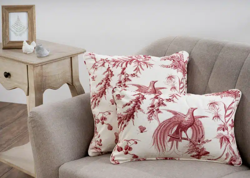 Paradise Lacquer Red Decorative Cushion Cover