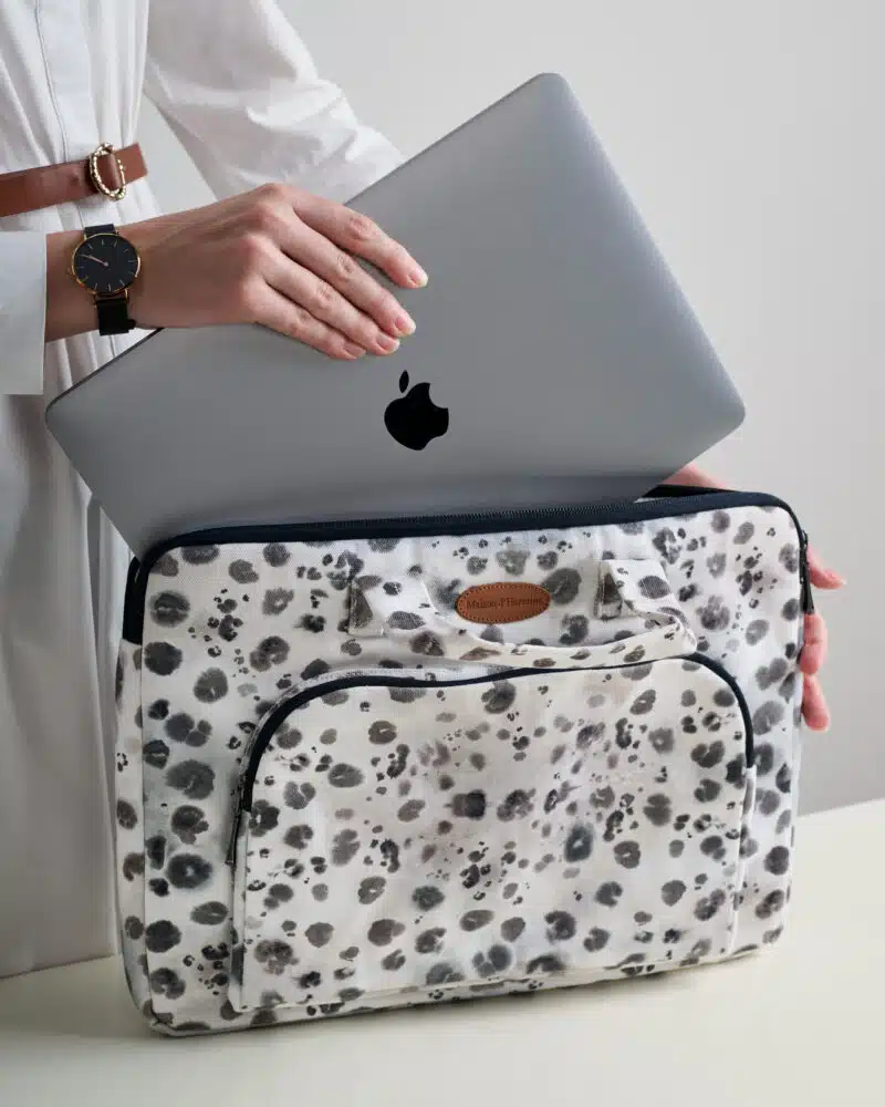 Cheeta Laptop Bag with Pocket