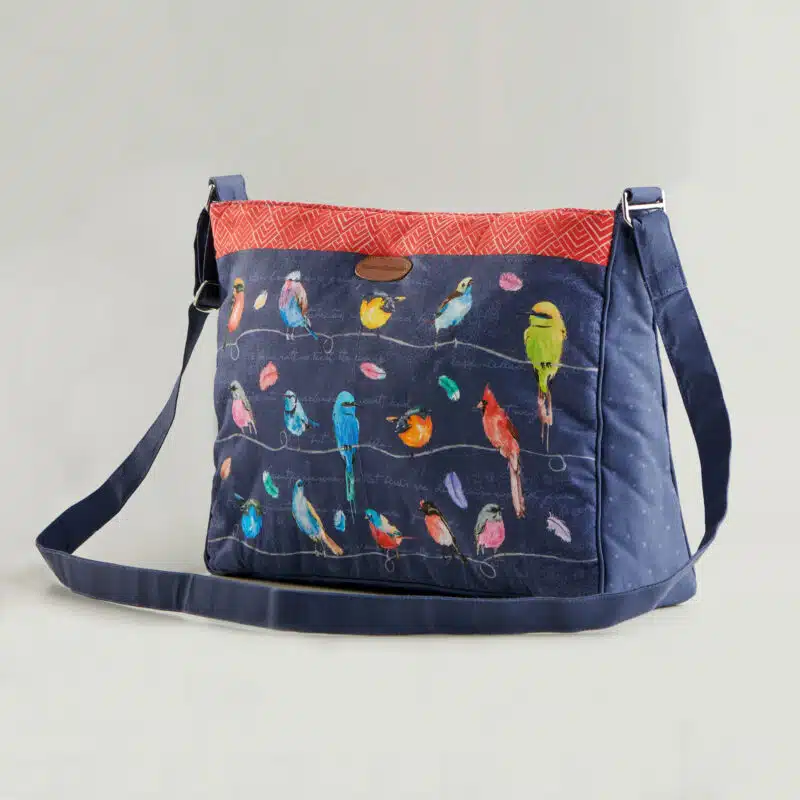 Birdies On Wire Hand Bag