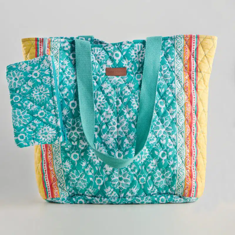 Katmandou Turquoise Shopping Bag
