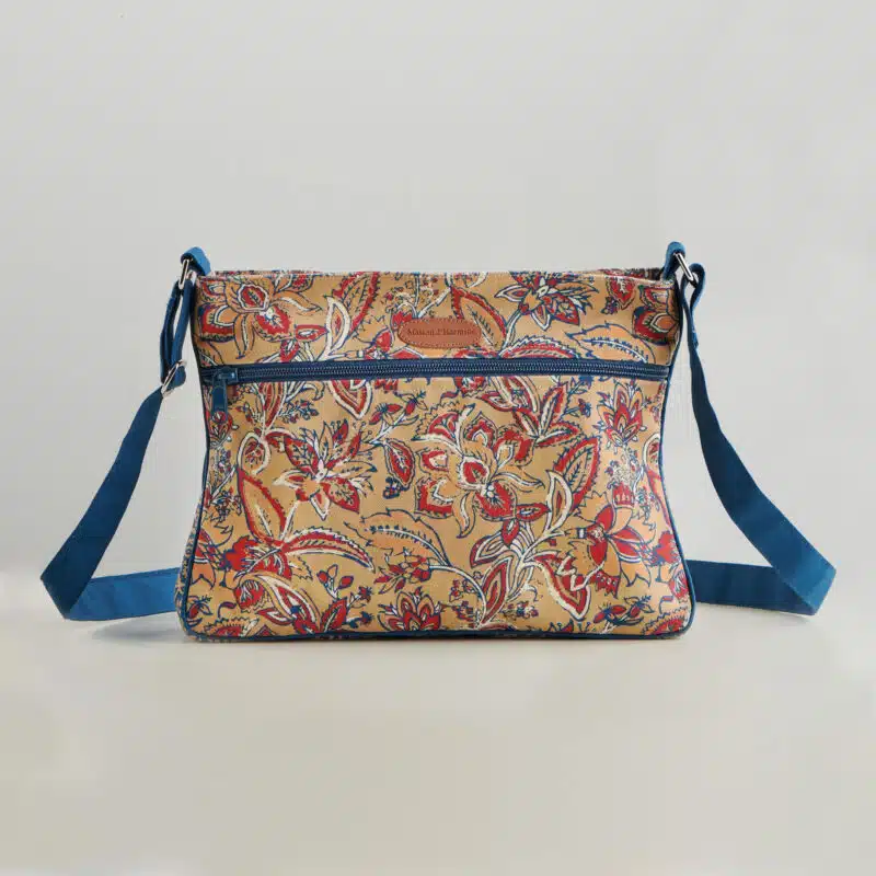 Kerala Blue HAND Cross Body Bag