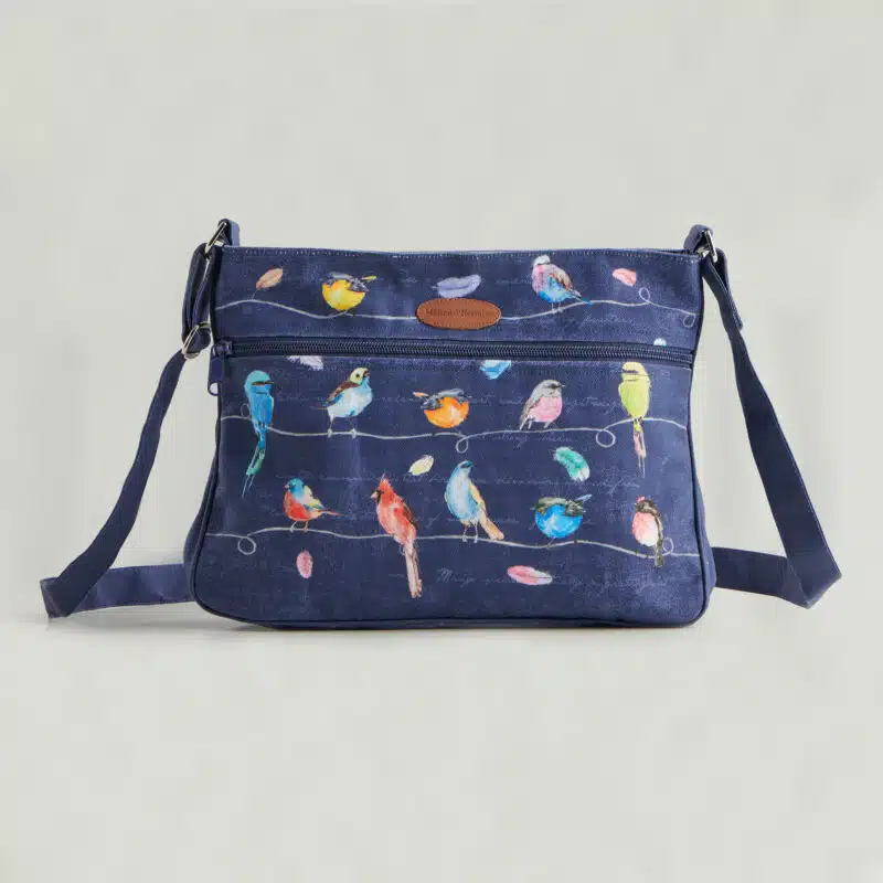 Birdies On Wire Cross Body Bag