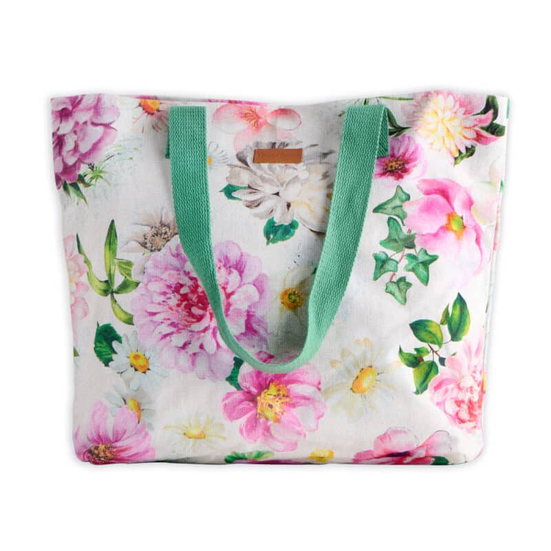 Pivoine Canvas Tote Bag