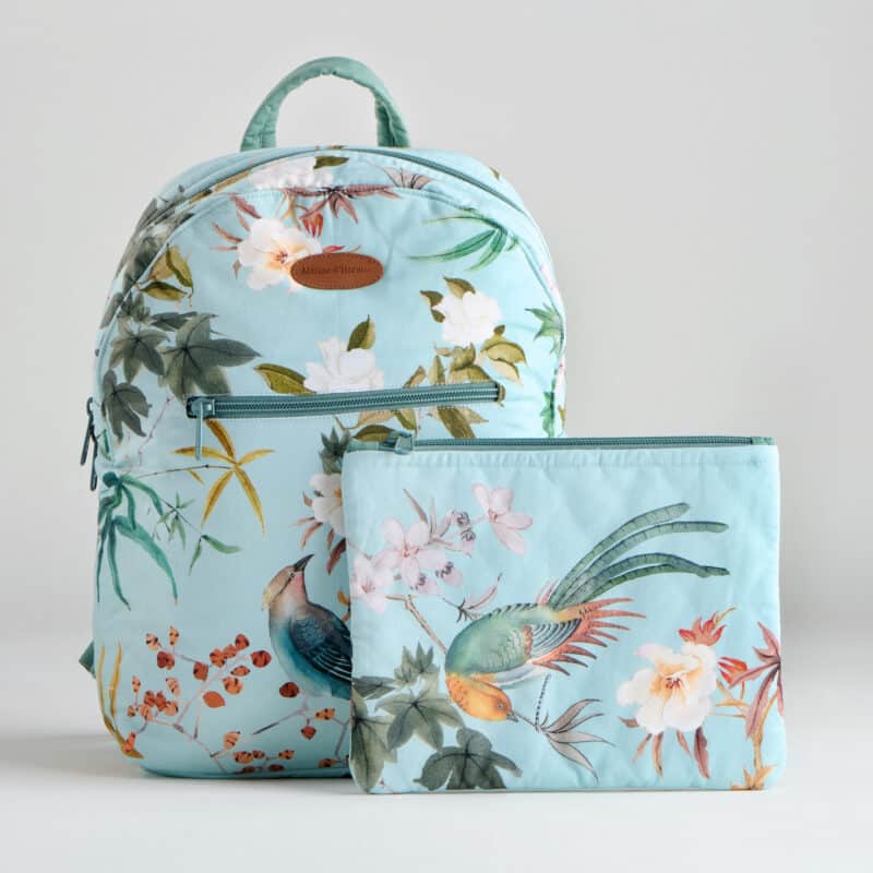 Hokuzai Green Backpack Bag