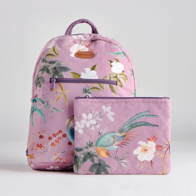 Hokuzai Violet Backpack Bag