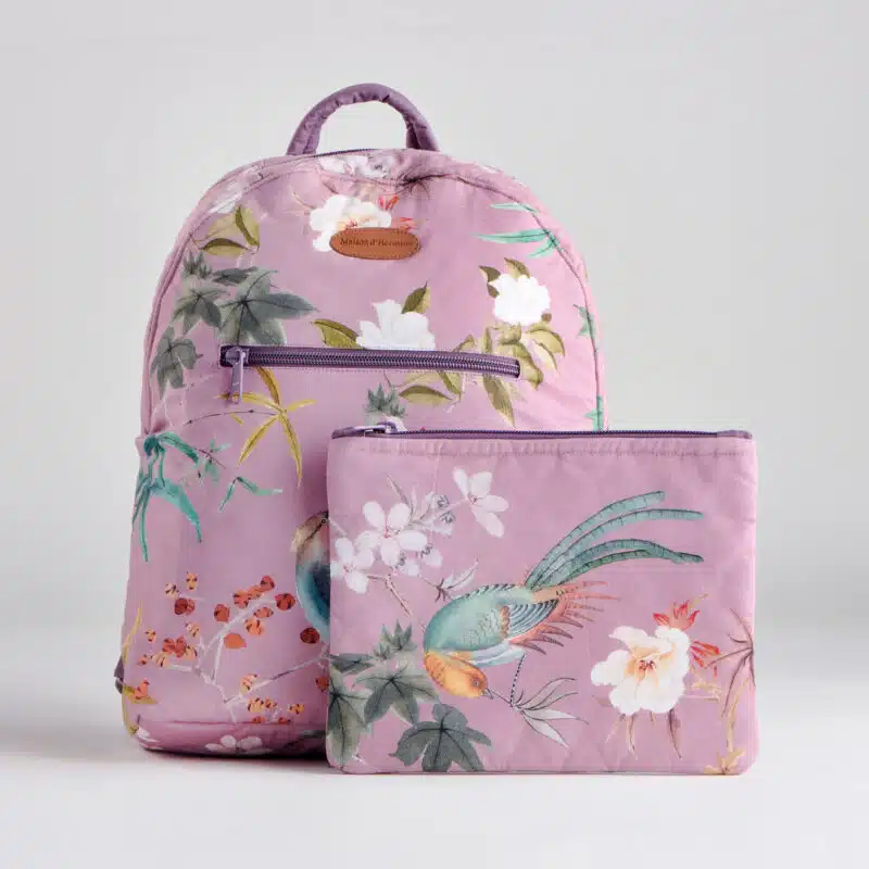 Hokuzai Violet Backpack Bag