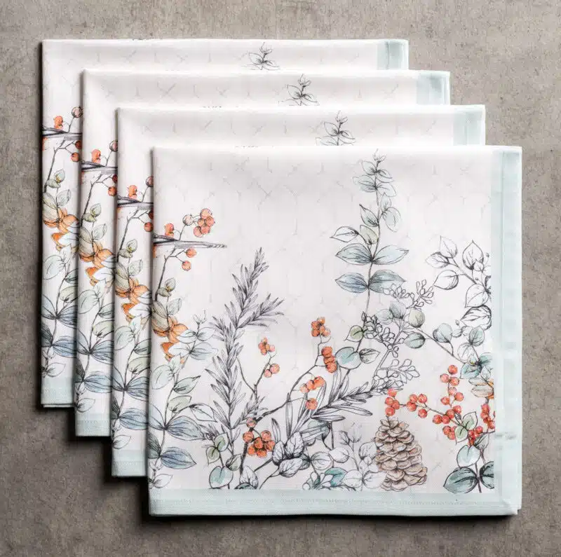 Whitish Shabby Chique Napkin