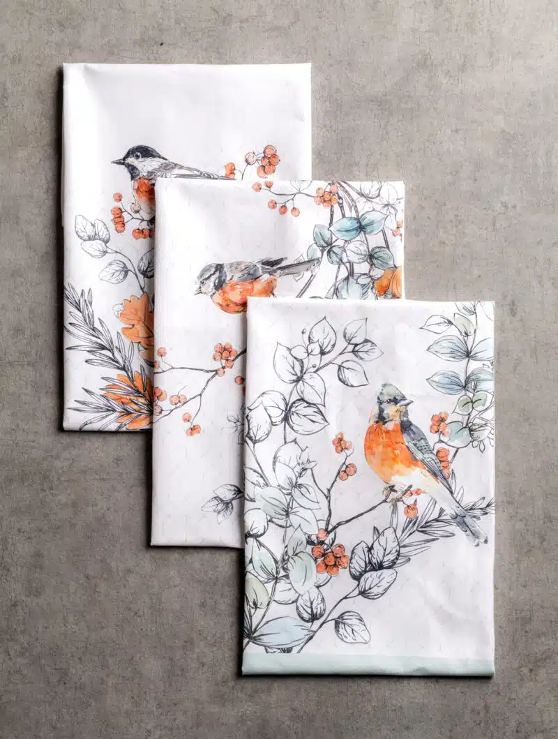 Whitish Shabby Chique Kitchen Towel