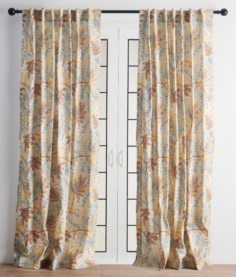 Feuillage Curtain Light Ecru