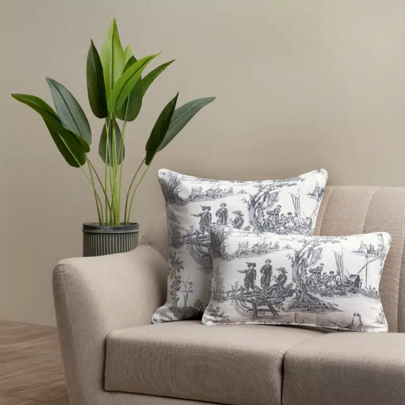 Calais -  Grey Decorative Cushion Cover