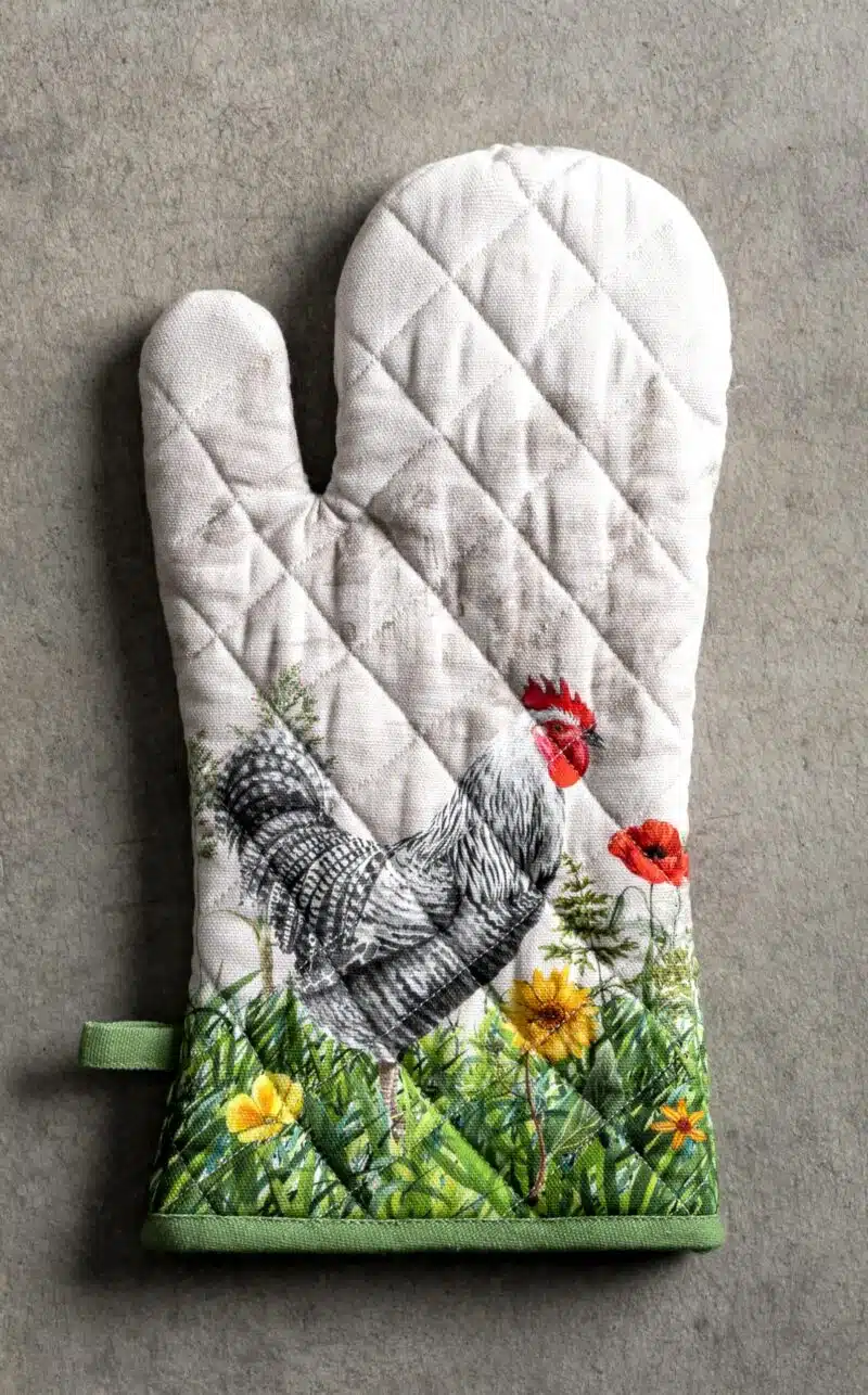 Basse Cour Oven Mitt