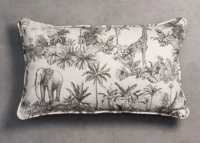 Savana Jouy Cushion Beige