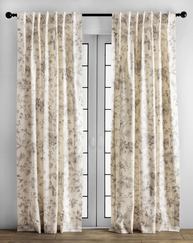 Jouy Paradis - Beige Curtain