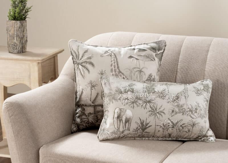 Savana Jouy - Green Decorative Cushion Cover