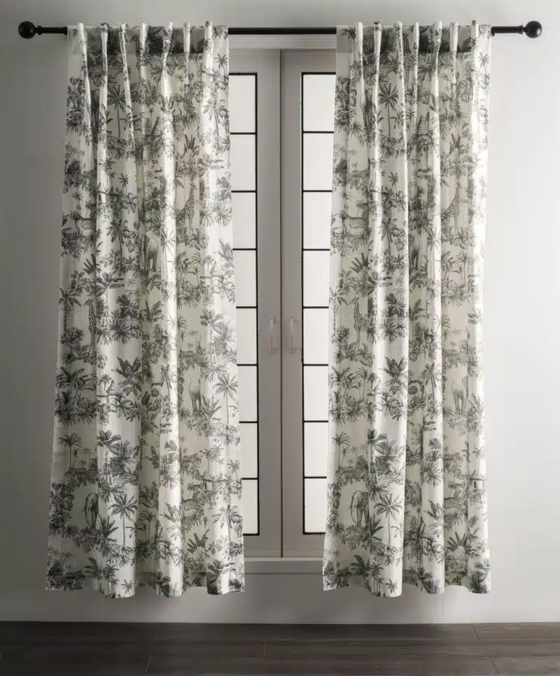 Savana Jouy Beige Curtain