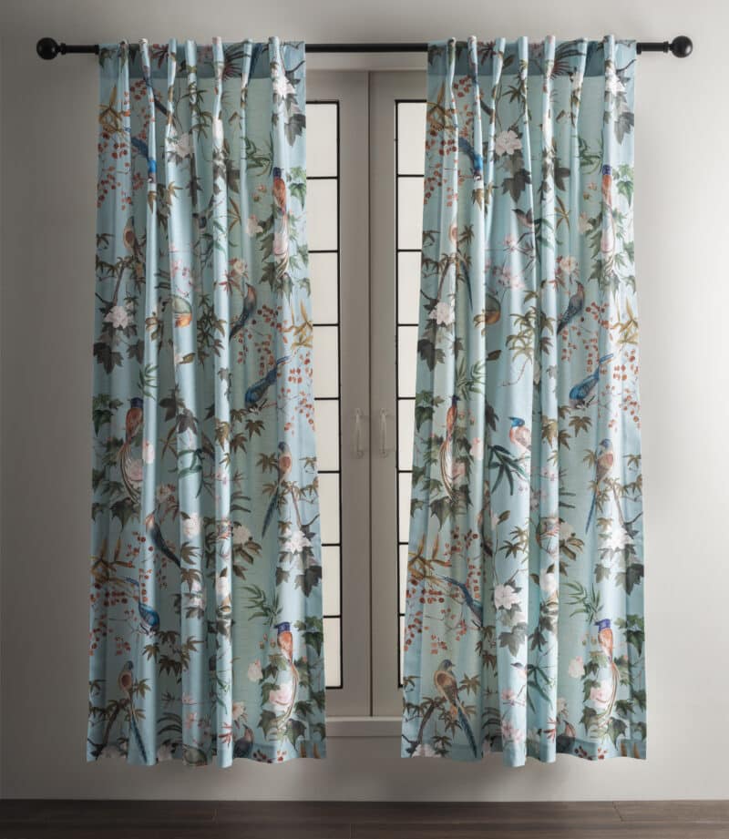 Hokuzai Blue Curtain