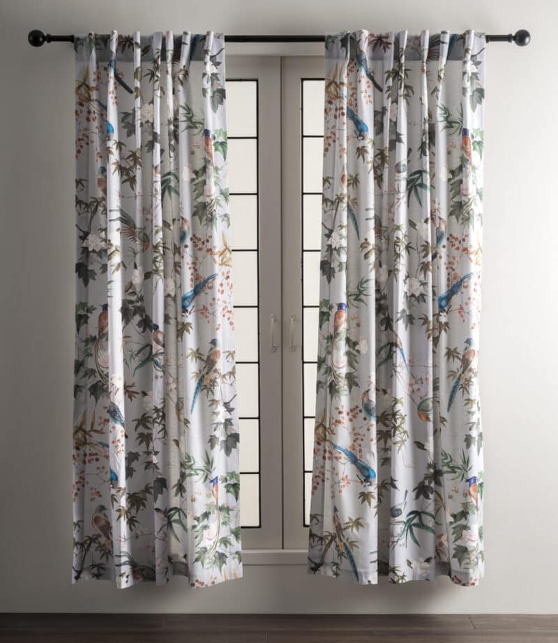 Hokuzai Gray Curtain