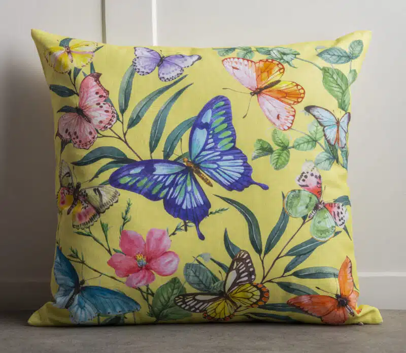 Papillon Square Cushion