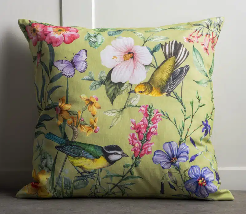 Oiseaux Square Cushion
