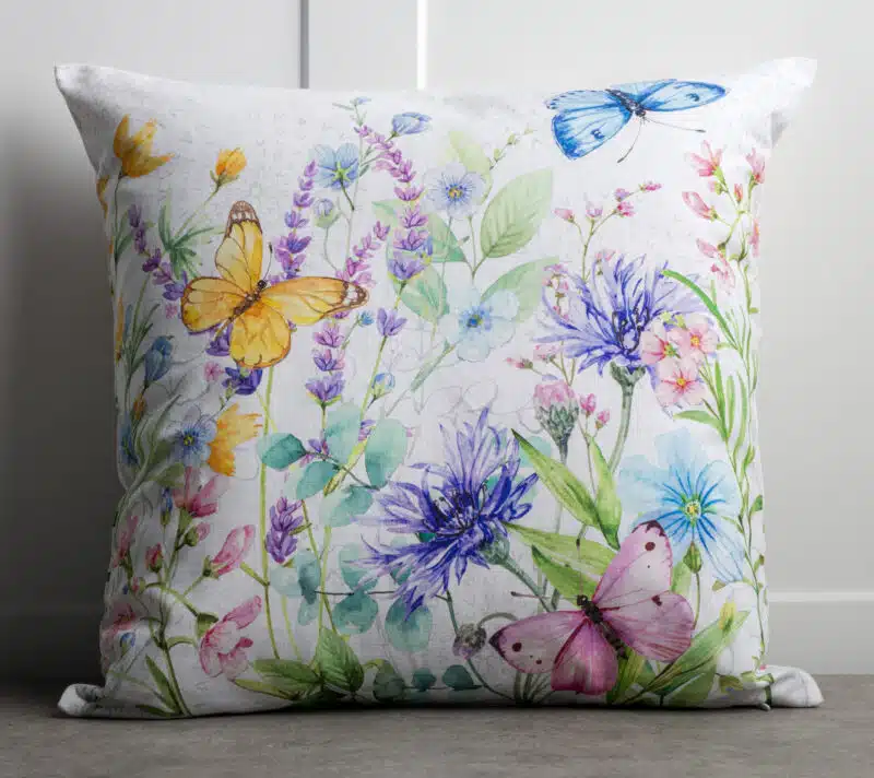 Butterflies Square Cushion