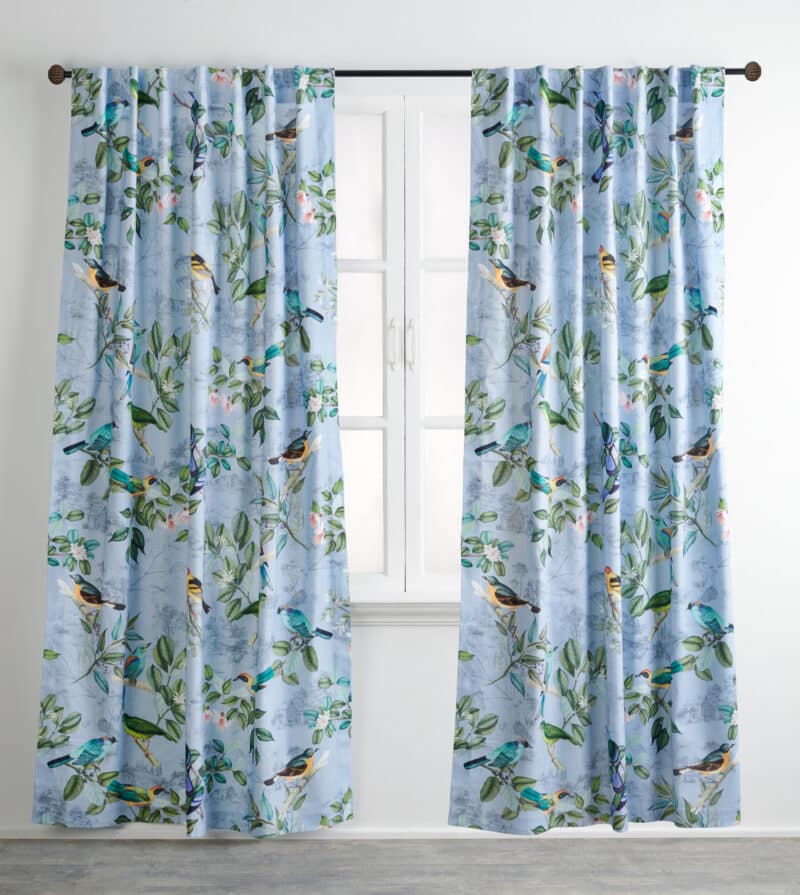 Solstice Curtain Fair blue