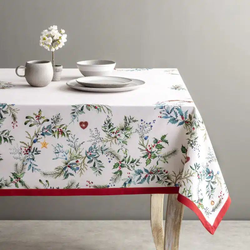 Holly Time Tablecloth