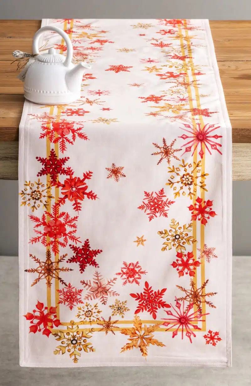 Crystal Star Table Runner-double side