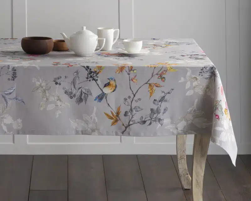 Equinoxe Grey Tablecloth