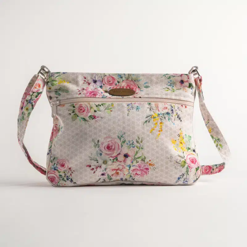 Sweet Rose Lavender Cross Body Bag