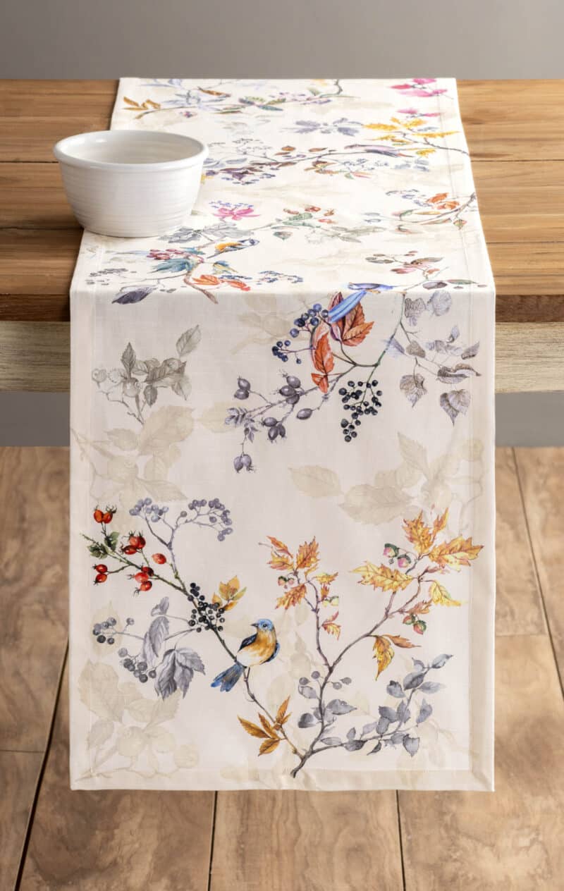 Equinoxe Beige Table Runner - Single side