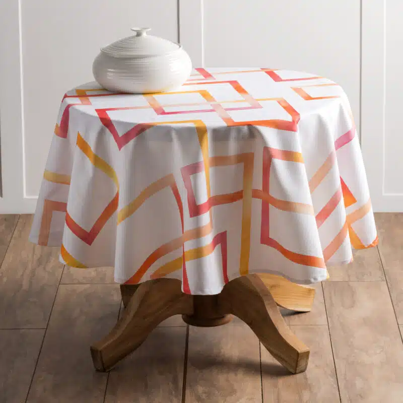 Summer Maze Round Tablecloth