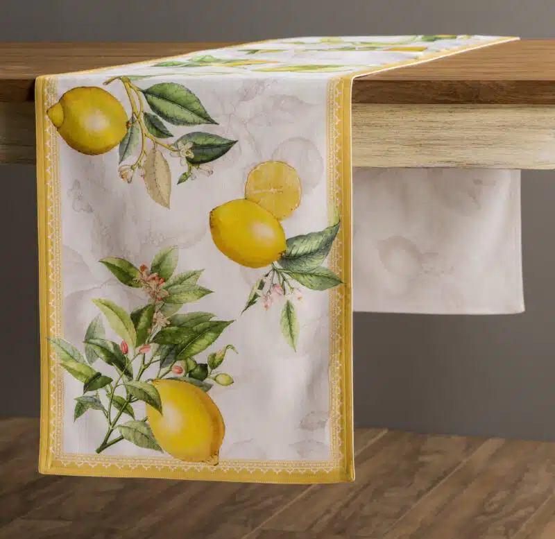 Limoncello Table Runner-double side