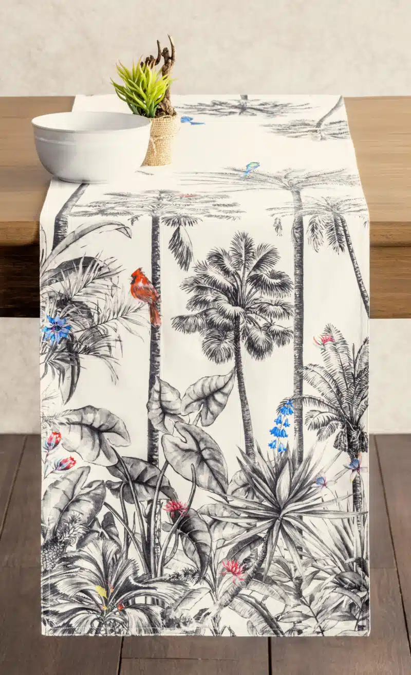 Amazonia Table Runner-double side