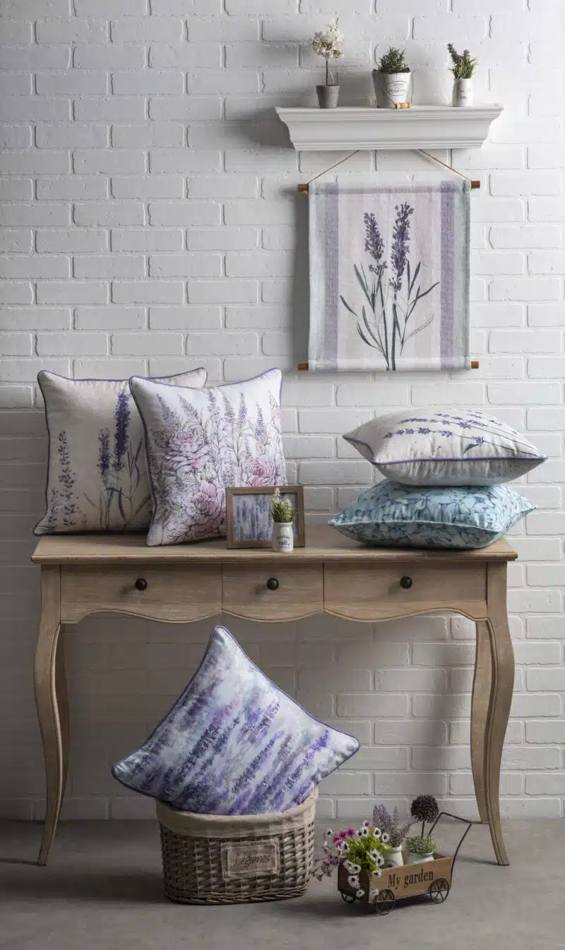 Rose Lavender Sage - La Provence Decorative Cushion Cover