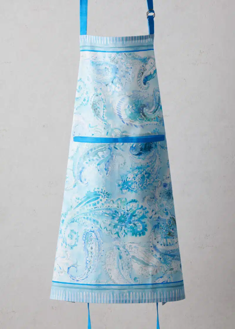 Paisley Blues Apron