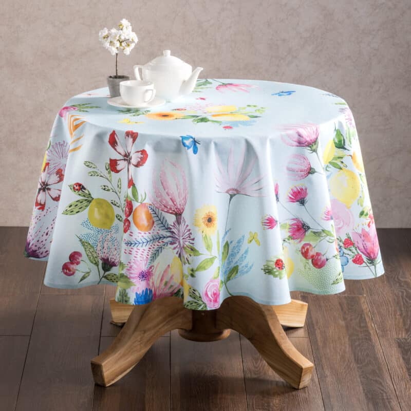Jardin D'et MINT Round Tablecloth