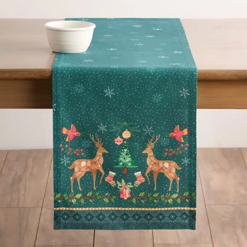 Hygge Christmas Table Runner-double side